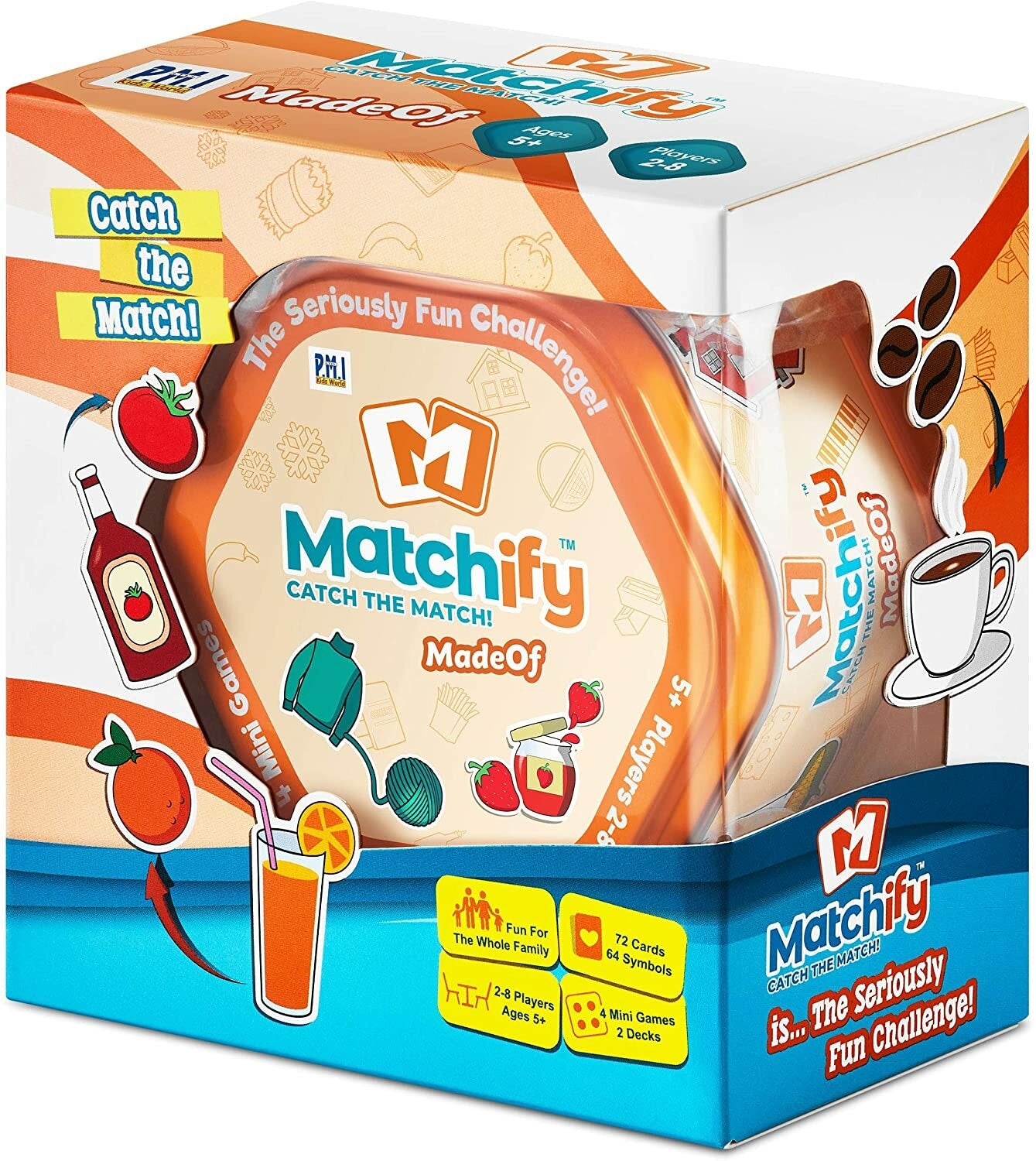 Matchify Card Game (Orange)