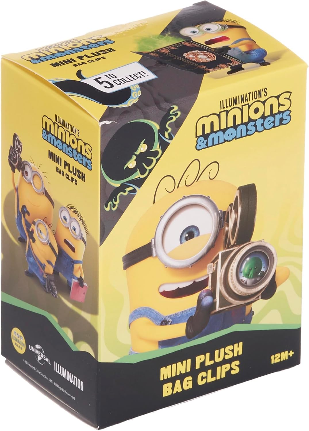 Minions & Monsters Surprise Blind Box Plush Bag Clips (9pc)