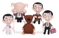 Mr Bean 10" soft toys (5pc)