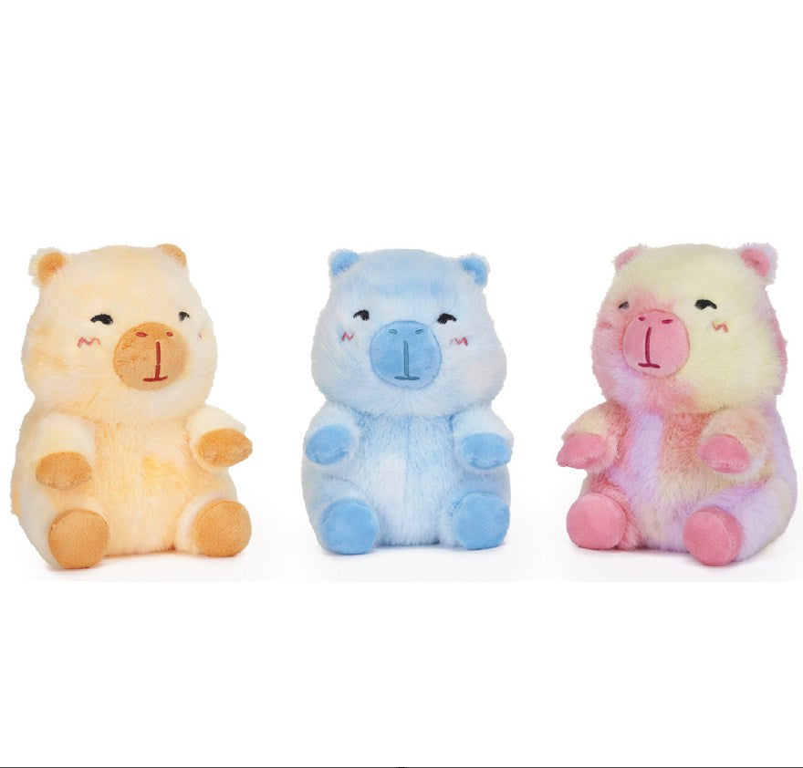 Capybara Kawaii Soft Toy 8" Pastel (3pc)