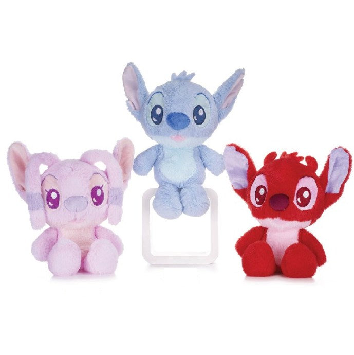 Stitch, Leroy and Angel 10" Chibi soft toy (4pc)