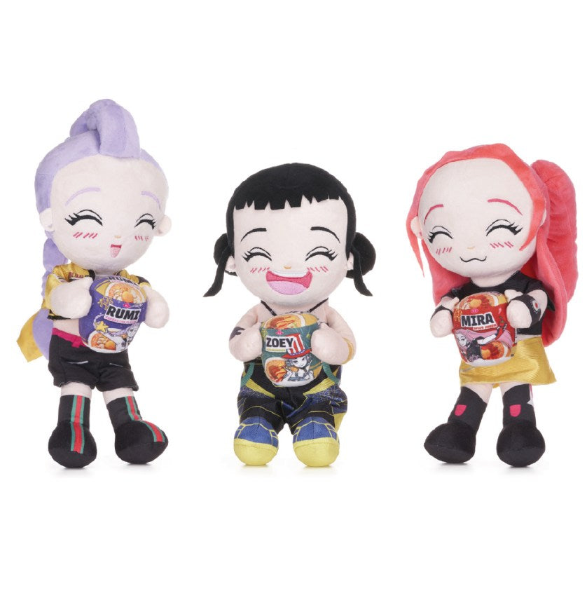 K-Pop Demon hunters Girls 12" soft toys (4pc)