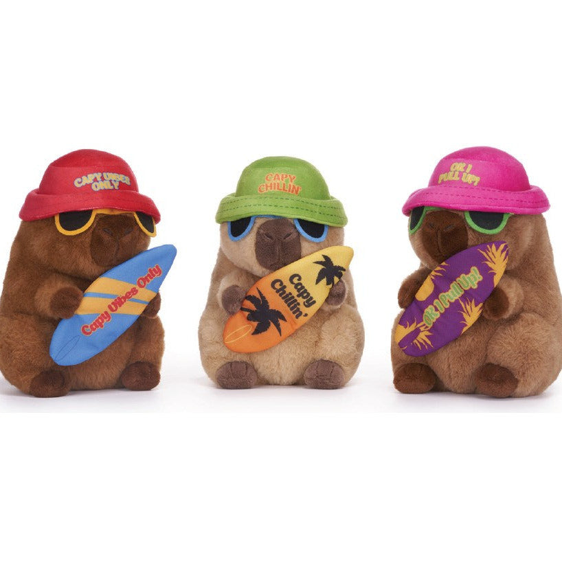 Capybara 8" Plush Surfboard (3pc)