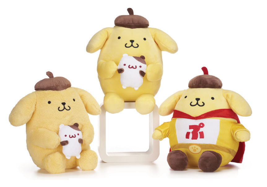 Pompompurin 10" Soft Toys (3pc)
