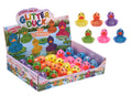 Sticky Splat Duck Glittered 6cm (24pcs)